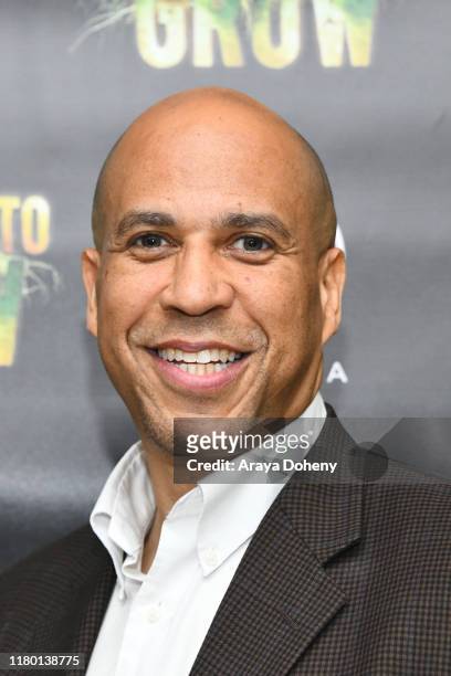 Senator Cory Booker at the LA Premiere & Global Free Screening Launch of Rosario Dawson's Eco-Solution Film "The Need To GROW" on October 09, 2019 in...