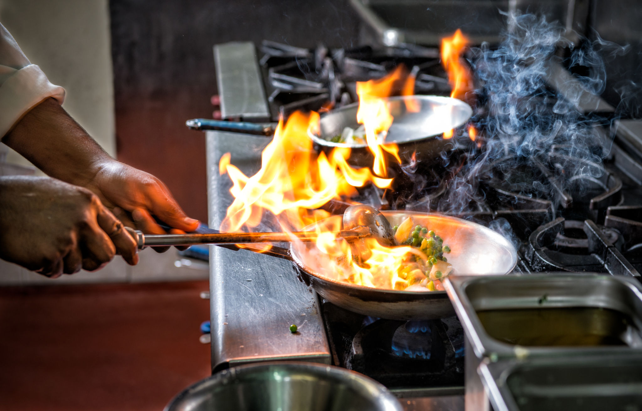 commercial kitchen fire