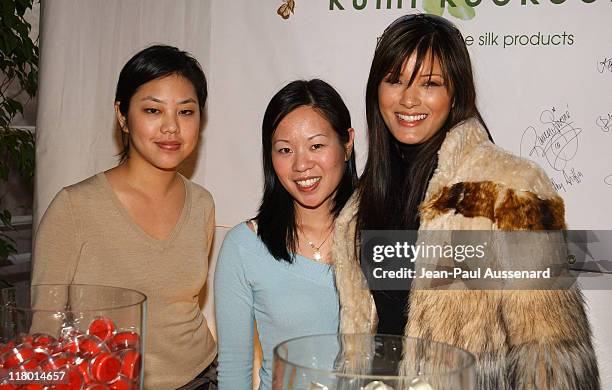 Kelly Hu at Kumi Kookoon during Silver Spoon Pre-Golden Globe Hollywood Buffet - Day 1 at Private Residence in Los Angeles, California, United States.