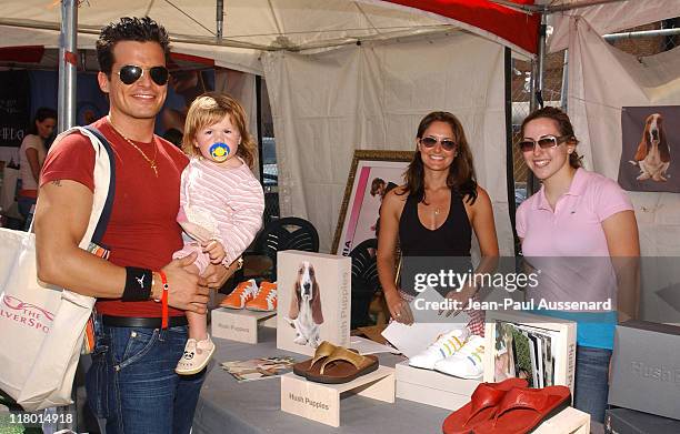 Antonio Sabato Jr. And daughter Mina Bree at Hush Puppies