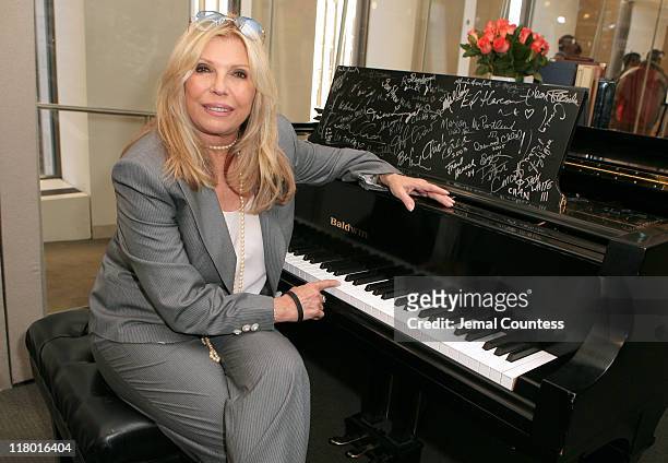 Nancy Sinatra following the Sirius Radio Press Conference announcing the launch of the "Siriusly Sinatra" channel on Sirius Satellite Radio on...