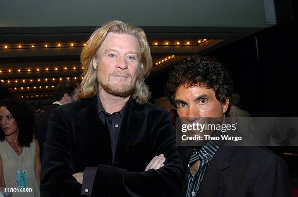 Daryl Hall and John Oates during 35th Annual Songwriters Hall of Fame Awards Induction - Arrivals at Mariott Marquis Hotel in New York City, New...