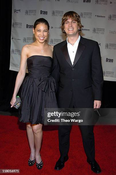 Marisol Thomas and Rob Thomas during 35th Annual Songwriters Hall of Fame Awards Induction - Arrivals at Mariott Marquis Hotel in New York City, New...