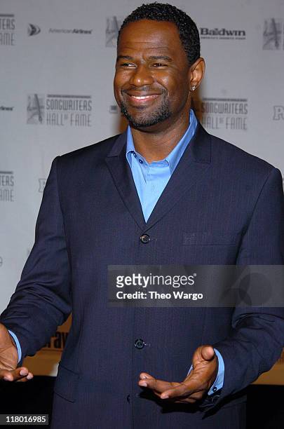 Brian McKnight during 35th Annual Songwriters Hall of Fame Awards Induction - Arrivals at Mariott Marquis Hotel in New York City, New York, United...