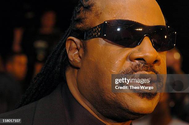 Stevie Wonder during 35th Annual Songwriters Hall of Fame Awards Induction - Arrivals at Mariott Marquis Hotel in New York City, New York, United...