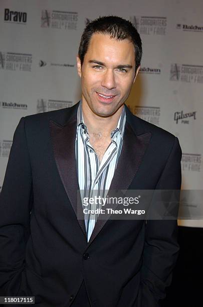 Eric McCormack during 35th Annual Songwriters Hall of Fame Awards Induction - Arrivals at Mariott Marquis Hotel in New York City, New York, United...