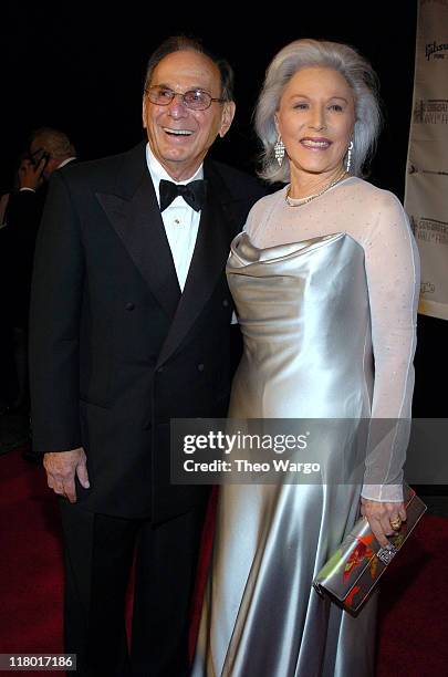 Hal David and Eunice David during 35th Annual Songwriters Hall of Fame Awards Induction - Arrivals at Mariott Marquis Hotel in New York City, New...