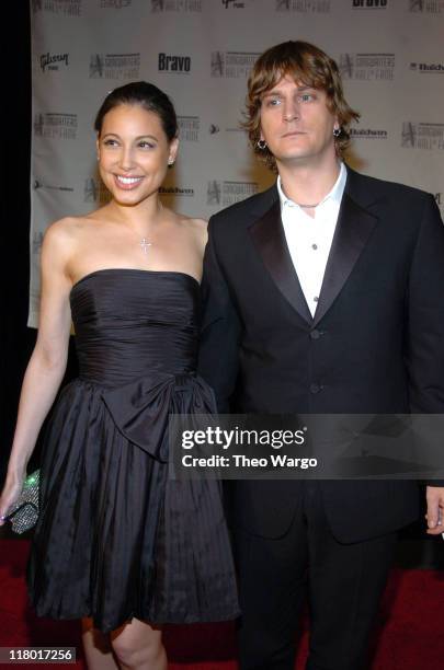 Rob Thomas and wife during 35th Annual Songwriters Hall of Fame Awards Induction - Arrivals at Mariott Marquis Hotel in New York City, New York,...