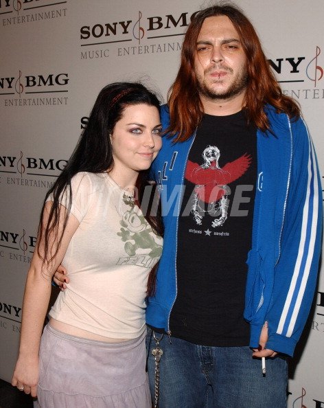 Amy Lee of Evanescence and Shaun Morgan of Seether | WireImage | 118017502