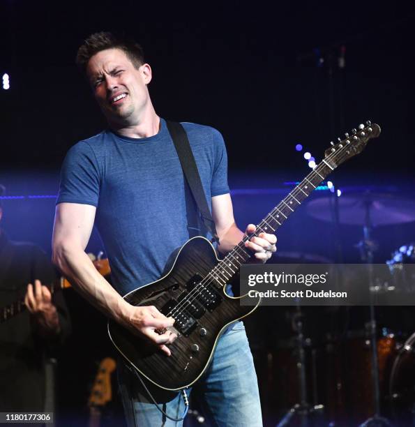 Singer Jonny Lang performs onstage during the Experience Hendrix concert at City National Grove of Anaheim on October 09, 2019 in Anaheim, California.