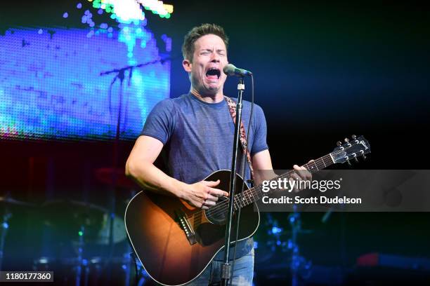 Singer Jonny Lang performs onstage during the Experience Hendrix concert at City National Grove of Anaheim on October 09, 2019 in Anaheim, California.