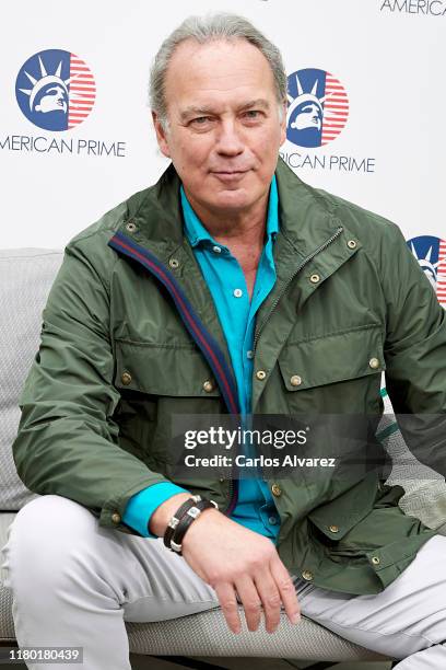 Bertin Osborne presents 'American Prime' at Hotel Hyatt Centric on October 10, 2019 in Madrid, Spain.