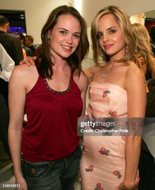 Sprague Grayden and Mena Suvari during Suzanne Felsen Cocktail Party and Store Opening Hosted by Mena Suvari - November 16, 2005 at 8332 Melrose Ave...