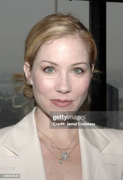 Christina Applegate during 59th Annual Tony Awards - "Meet The Nominees" Press Reception at The View at The Marriot Marquis in New York City, New...