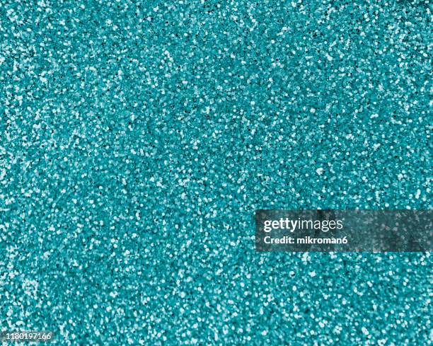 cyan glitter background - blue glitter fotografías e imágenes de stock