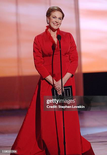 Julie Andrews during 60th Annual Tony Awards - Show at Radio City Music Hall in New York, New York, United States.