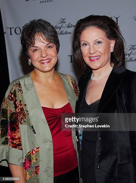 Priscilla Lopez and Kelly Bishop during 60th Annual Tony Awards - Cocktail Celebration at The Waldorf Astoria in New York City, New York, United...