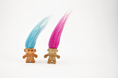 Troll figure stock images