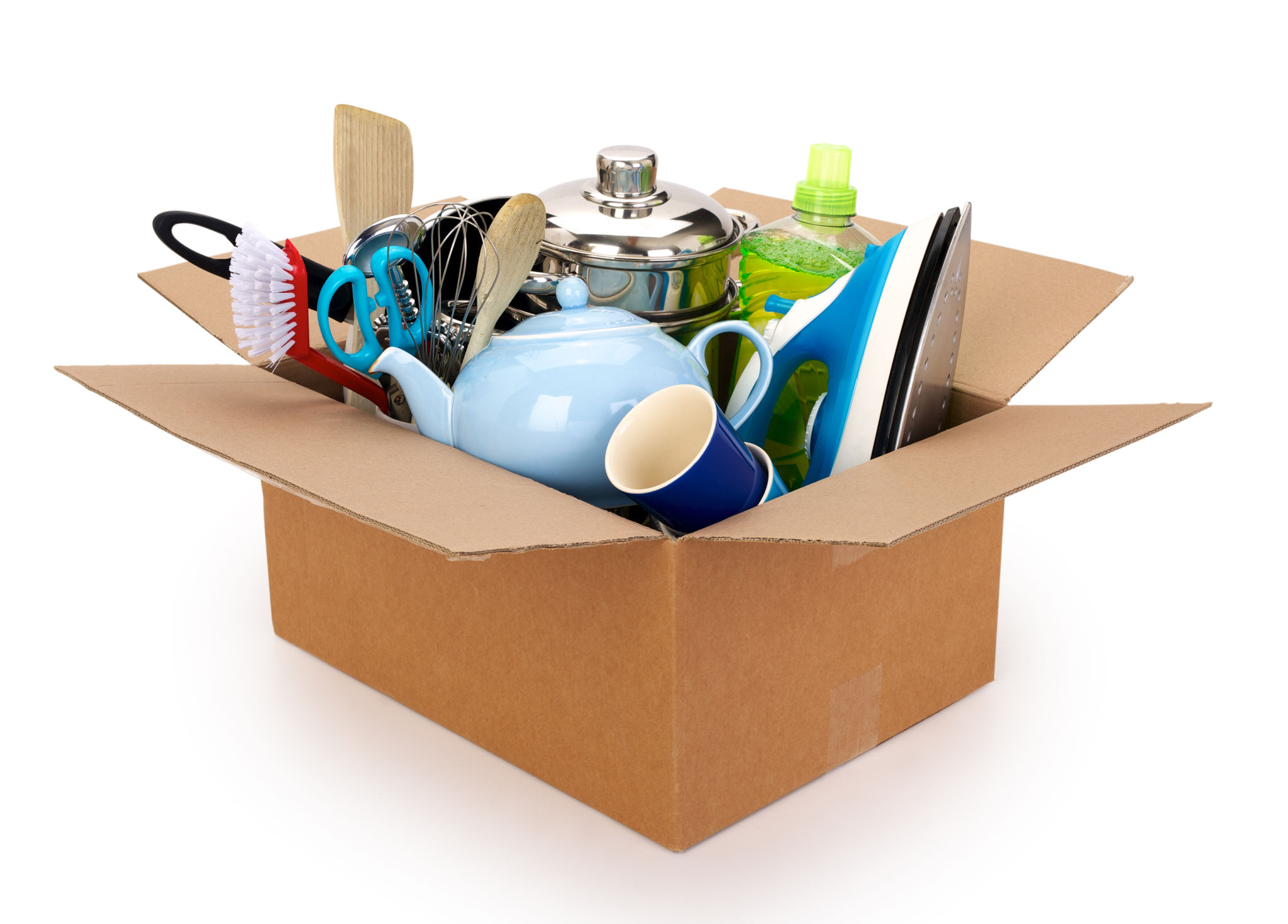 packing kitchen items