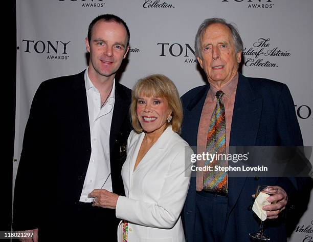 Brian O'Byrne, Sondra Gilman, and Fritz Weaver during 60th Annual Tony Awards - Cocktail Celebration at The Waldorf Astoria in New York City, New...