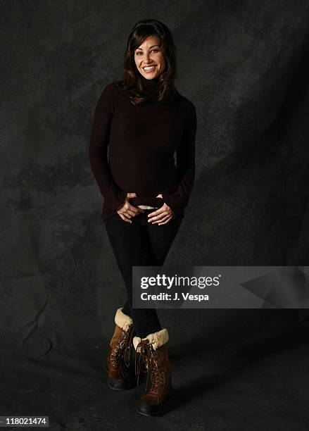 Gina Gershon during 2007 Sundance Film Festival - "Delirious" Portraits at Delta Sky Lodge in Park City, Utah, United States.