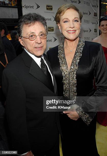 Frankie Vali of the Four Seasons and Julie Andrews