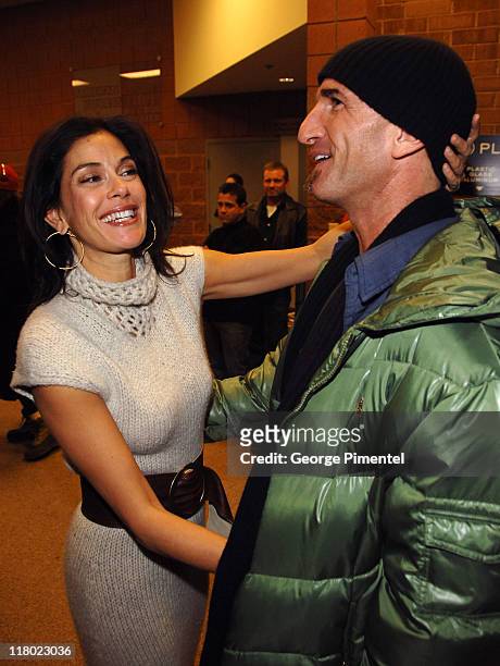 Teri Hatcher and Stephen Kay during 2007 Sundance Film Festival - "Resurrecting the Champ" Premiere at Eccles Theatre in Park City, Utah, United...