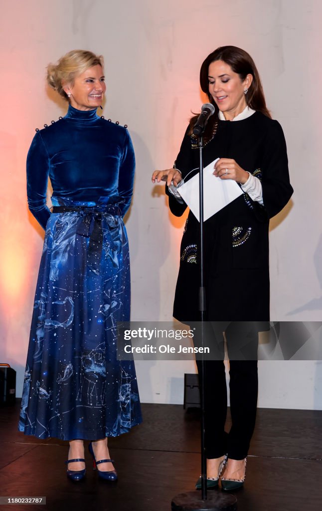 Crown Princess Mary Attends Magasin du Nord Fashion Prize Ward Show