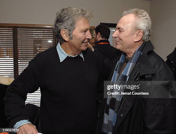 Robert Shaye, Director and Rolf Mittweg during 2007 Sundance Film Festival -"The Last Mimzy" Green Room Reception at Prospector Cinemas in Park City,...