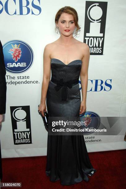 Keri Russell during 59th Annual Tony Awards - Red Carpet at Radio City Music Hall in New York City, New York, United States.