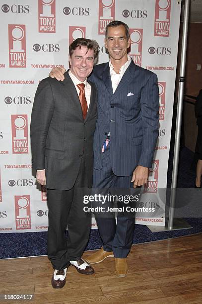 Gary Beach and Jerry Mitchell during 59th Annual Tony Awards - "Meet The Nominees" Press Reception at The View at The Marriot Marquis in New York...