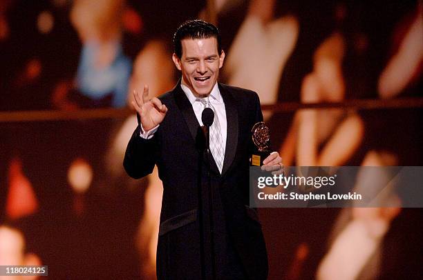 Christian Hoff, winner for Best Featured Actor in a Musical for Jersey Boys