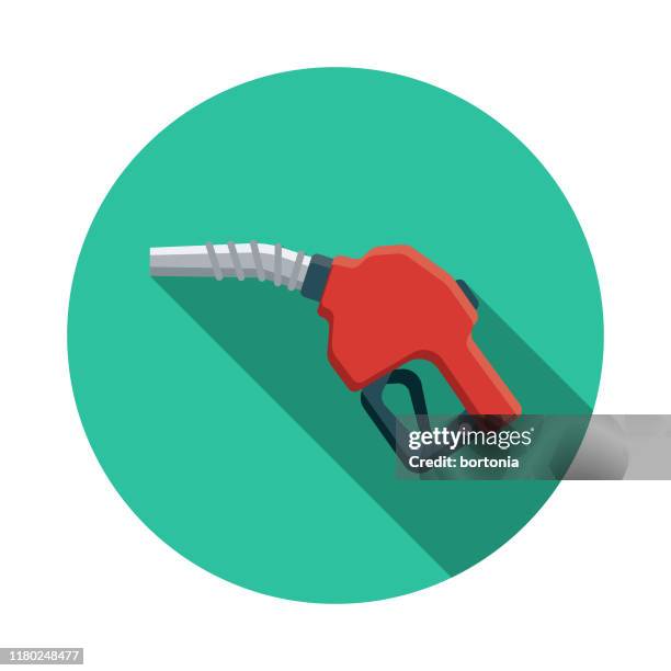 fuel pump energy icon - refuelling stock illustrations