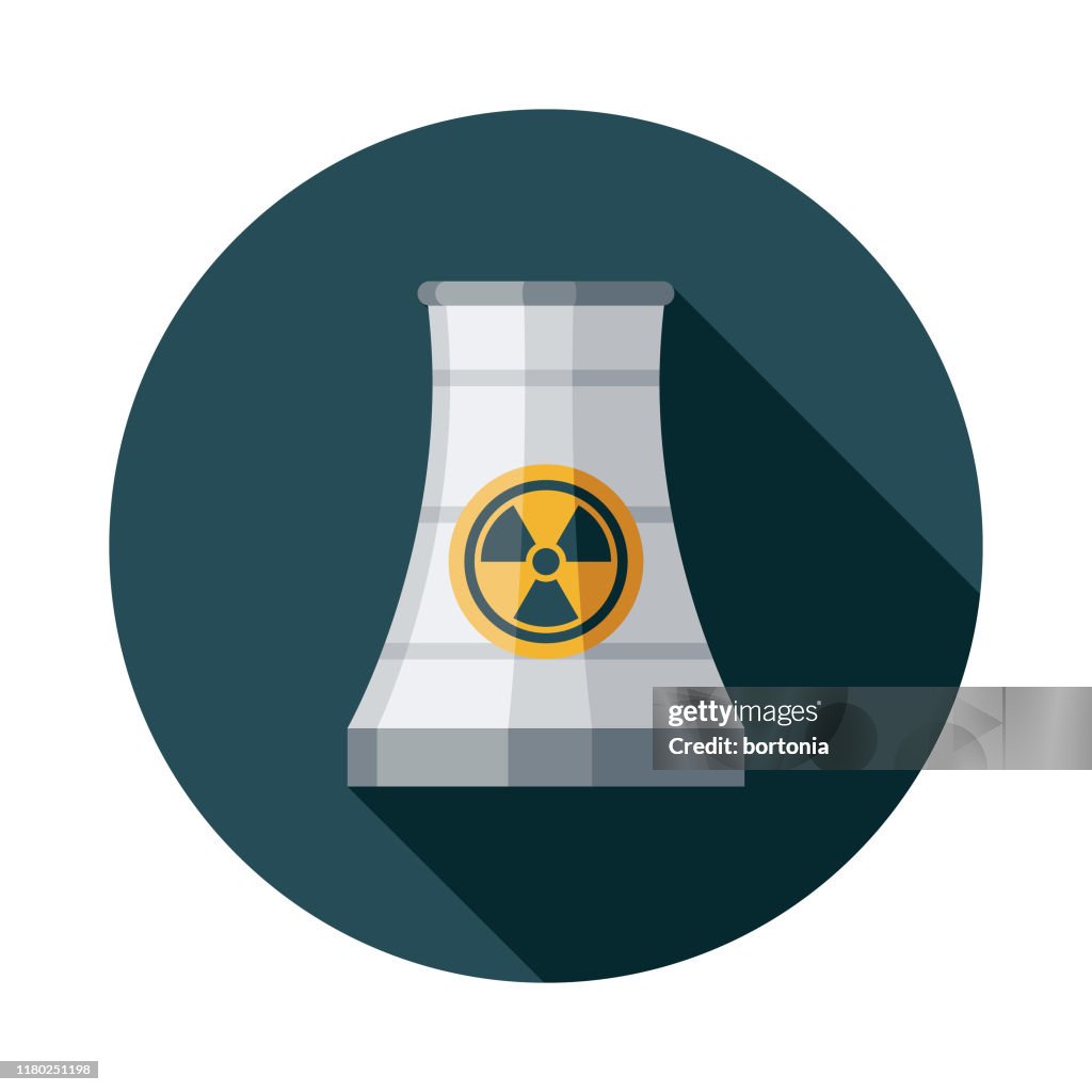 Nuclear Power Energy Icon