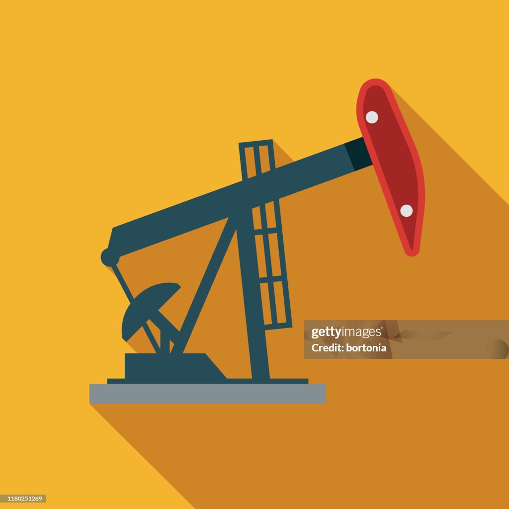 Oil Derrick Energy Icon