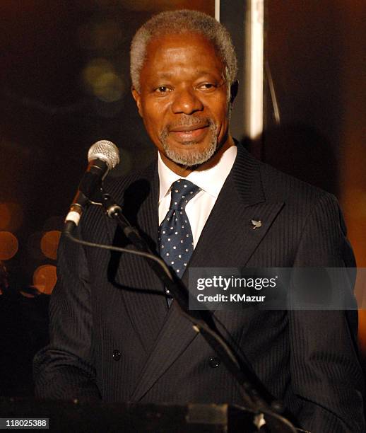 United Nations Secretary-General Kofi Annan**Exclusive**