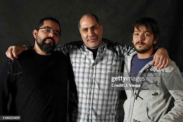 Jorge Hernandez Aldana, director, Guillermo Arriaga, writer/producer and Diego Luna