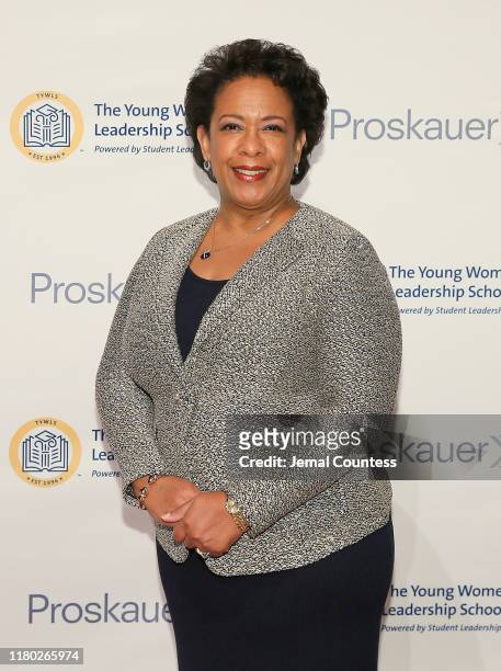 Former Attorney General of the United States Loretta Lynch attends the 13th Annual Power Breakfast at Cipriani 42nd Street on October 10, 2019 in New...