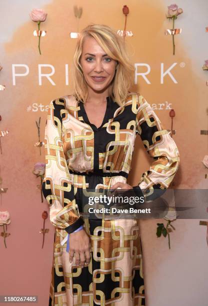 Laura Hamilton attends the VIP launch party celebrating Stacey Solomon's new collection with Primark, on October 10, 2019 in London, England.