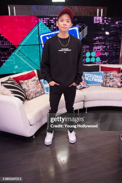 Amber Liu visits the Young Hollywood Studio on September 26, 2019 in Los Angeles, California.