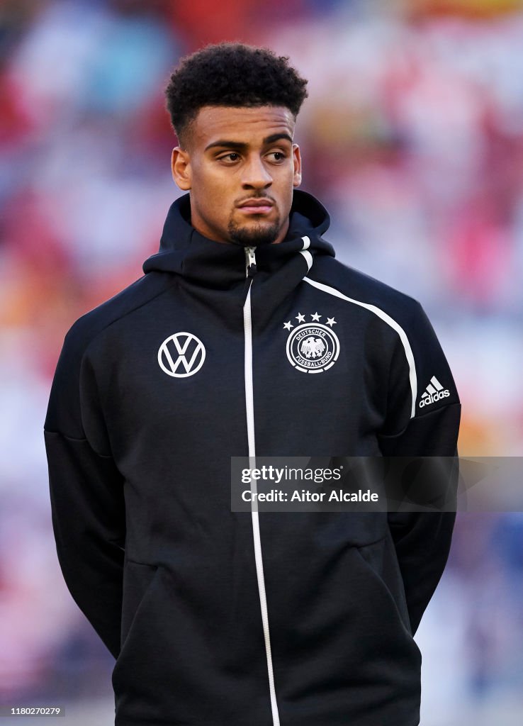 Josha Vagnoman of Germany U21 looks on prior to the start the