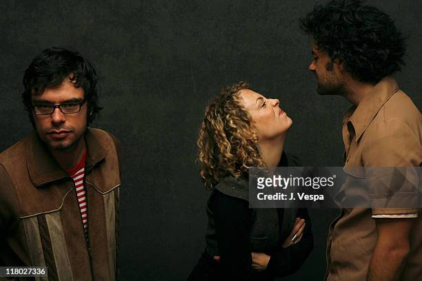 Jemaine Clement, Loren Horsley and Taika Waititi during 2007 Sundance Film Festival - "Eagle vs. Shark" Portraits at Delta Sky Lodge in Park City,...