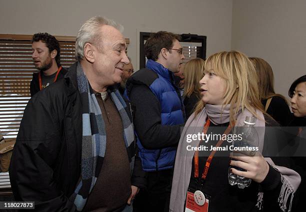 Rolf Mittweg and guest during 2007 Sundance Film Festival -"The Last Mimzy" Green Room Reception at Prospector Cinemas in Park City, Utah, United...