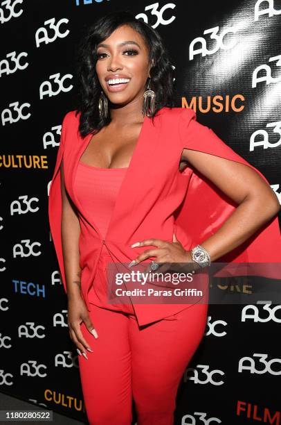 Porsha Williams attends the A3C Festival & Conference at AmericasMart on October 10, 2019 in Atlanta, Georgia.