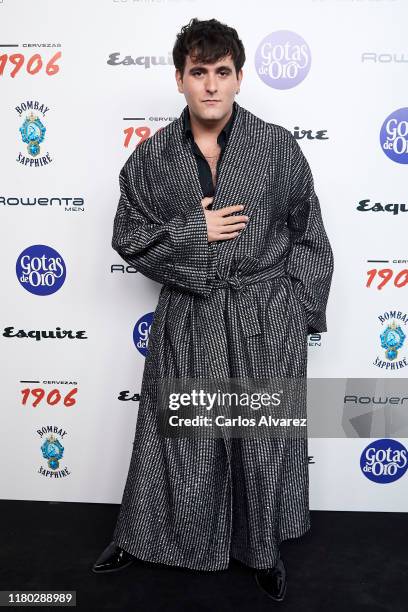 Designer Alejandro Lopez Palomo 'Palomo Spain' attends 'Hombres Esquire' 2019 awards at the Kapital Club on October 10, 2019 in Madrid, Spain.