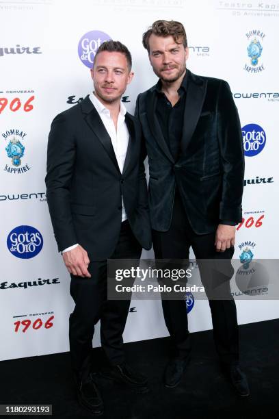 Danish actor Pilou Asbaek attends the 'Hombres Esquire' 2019 awards at Kapital Theater on October 10, 2019 in Madrid, Spain.