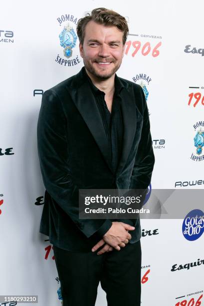 Danish actor Pilou Asbaek attends the 'Hombres Esquire' 2019 awards at Kapital Theater on October 10, 2019 in Madrid, Spain.