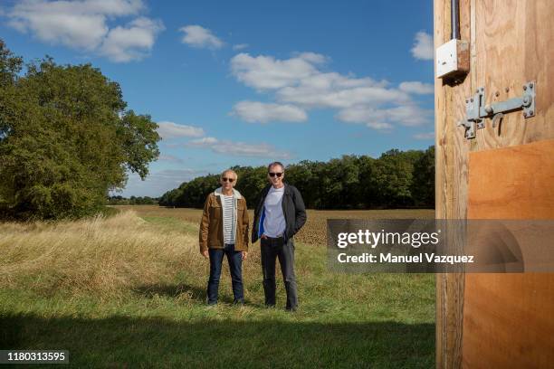 Electronic band Underworld are photographed for NRC Handelsblad on September 17, 2019 near Romford, England.