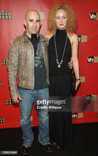 Scott Ian and Pearl Aday during 2006 VH1 Rock Honors - Red Carpet at Mandalay Bay Hotel and Casino in Las Vegas, Nevada, United States.