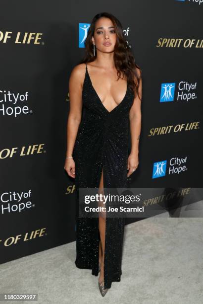 Natalie Martinez attends City Of Hope Spirit Of Life Gala 2019 on October 10, 2019 in Santa Monica, California.